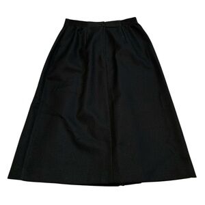 VINTAGE St Michael Marks & Spencer Black A-Line Maxi Skirt CAN 12